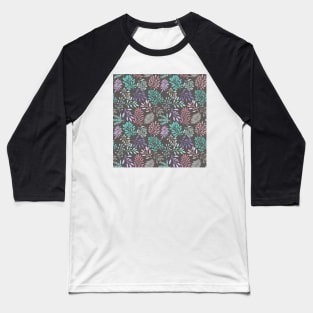 Little Leaves Pattern Baseball T-Shirt